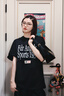 Ed Hardy包包轻奢品牌【明星同款】牛皮手提单肩包生日礼物送女友老婆 黑色/BLACK 实拍图