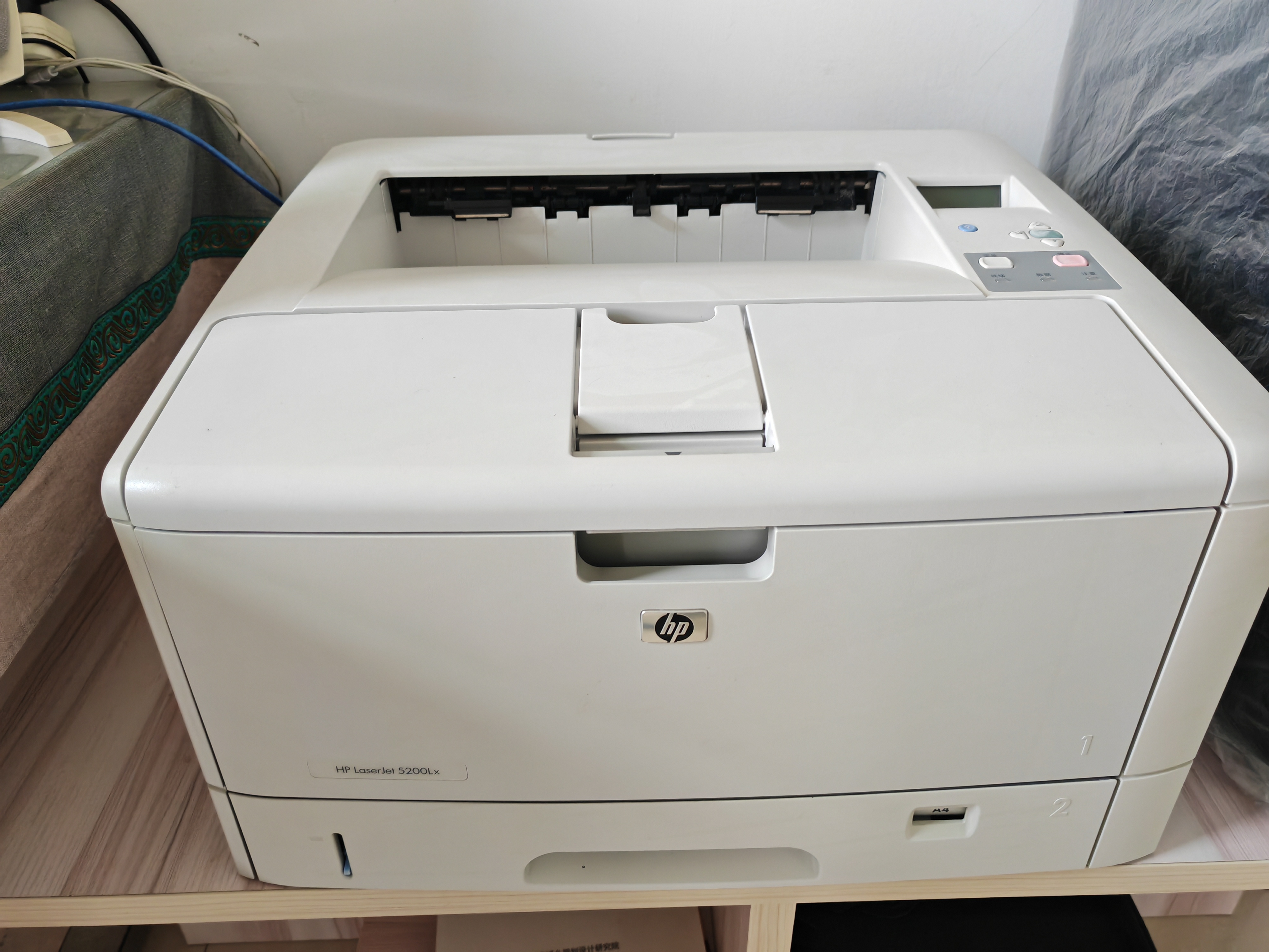 【二手九成新】惠普HP5200 LX黑白激光A3A4打印机可打硫酸纸重磅纸 A3打印机 惠普5200L（USB连接） 实拍图
