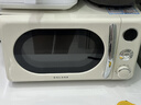 格兰仕（Galanz）【价保618】复古微波炉 家用小型20L迷你 奶油风百搭复古 易清洁大平板 自动菜单 KAW0-SF2 实拍图