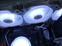 TCOMAS钛钽SJ-A080 360白色 一体式CPU水冷散热器 大冷头加厚冷排风扇ARGB光效 支持intel/AMD 实拍图