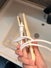雷瓦（RIWA）卷发棒直板夹 男士短发发型专用电夹板烫发棒直卷两用刘海蓬松烫发器锡纸烫送男友礼物RB-8250 男士造型夹板【象牙白】 13mm 实拍图