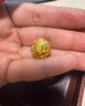 宝蒂兹（Potticy）古法黄金牡丹花转运珠 999足金牡丹珠DIY路路通串珠手饰吊坠首饰 牡丹珠转运珠 卡12mm 实拍图