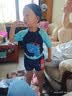 梵迪拉（F.DYRAA）泳衣女款遮肚显瘦高级感游泳馆连体裙保守泳装三件套12030黑色2XL 实拍图
