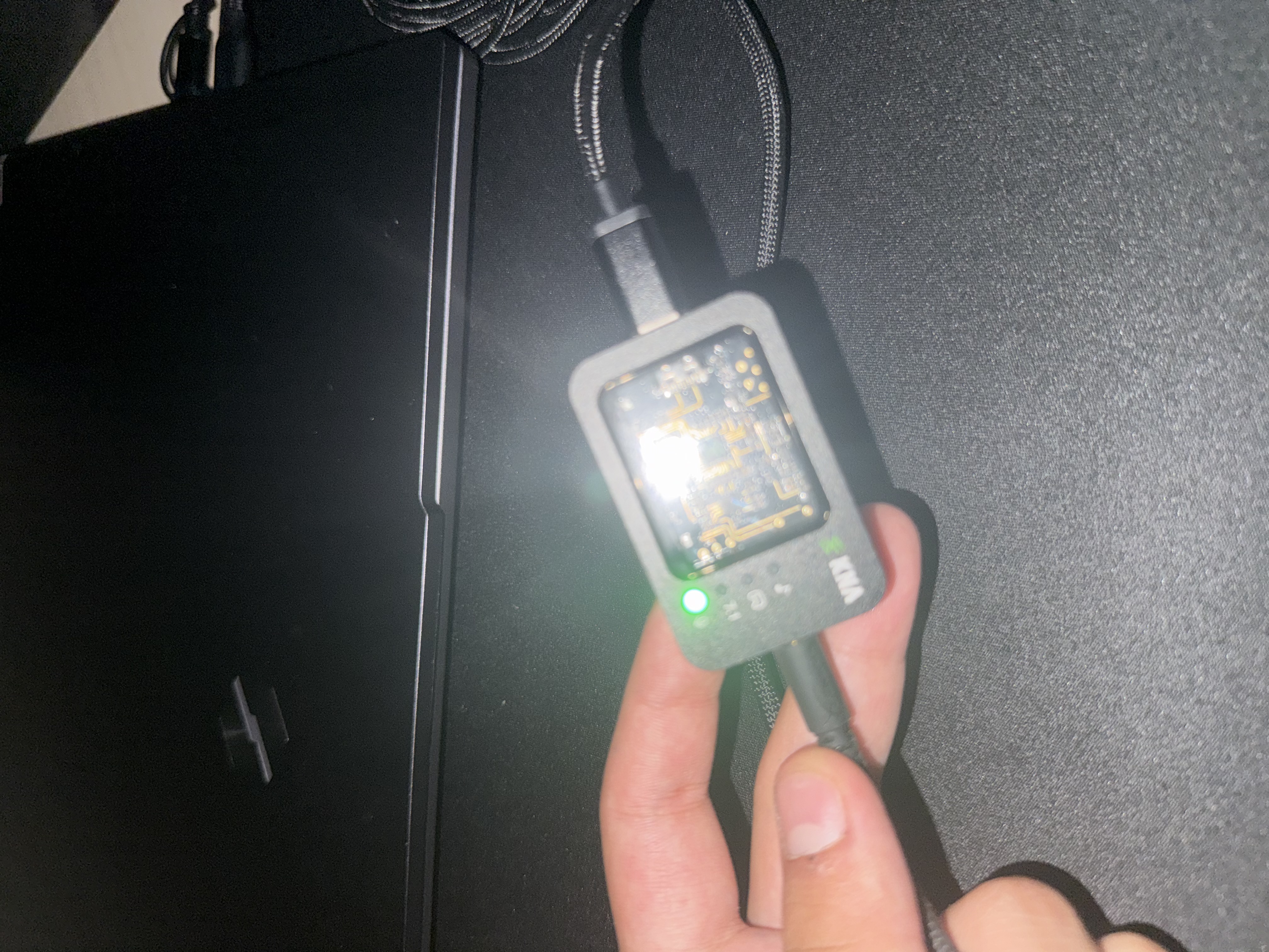 KNA光境专业电竞耳机声卡外置游戏声卡USB转3.5mm虚拟7.1带麦FPS音效HiFi驱动三角洲无畏契约打瓦csgo 【光境声卡】海量游戏特调EQ+专属驱动生态 实拍图