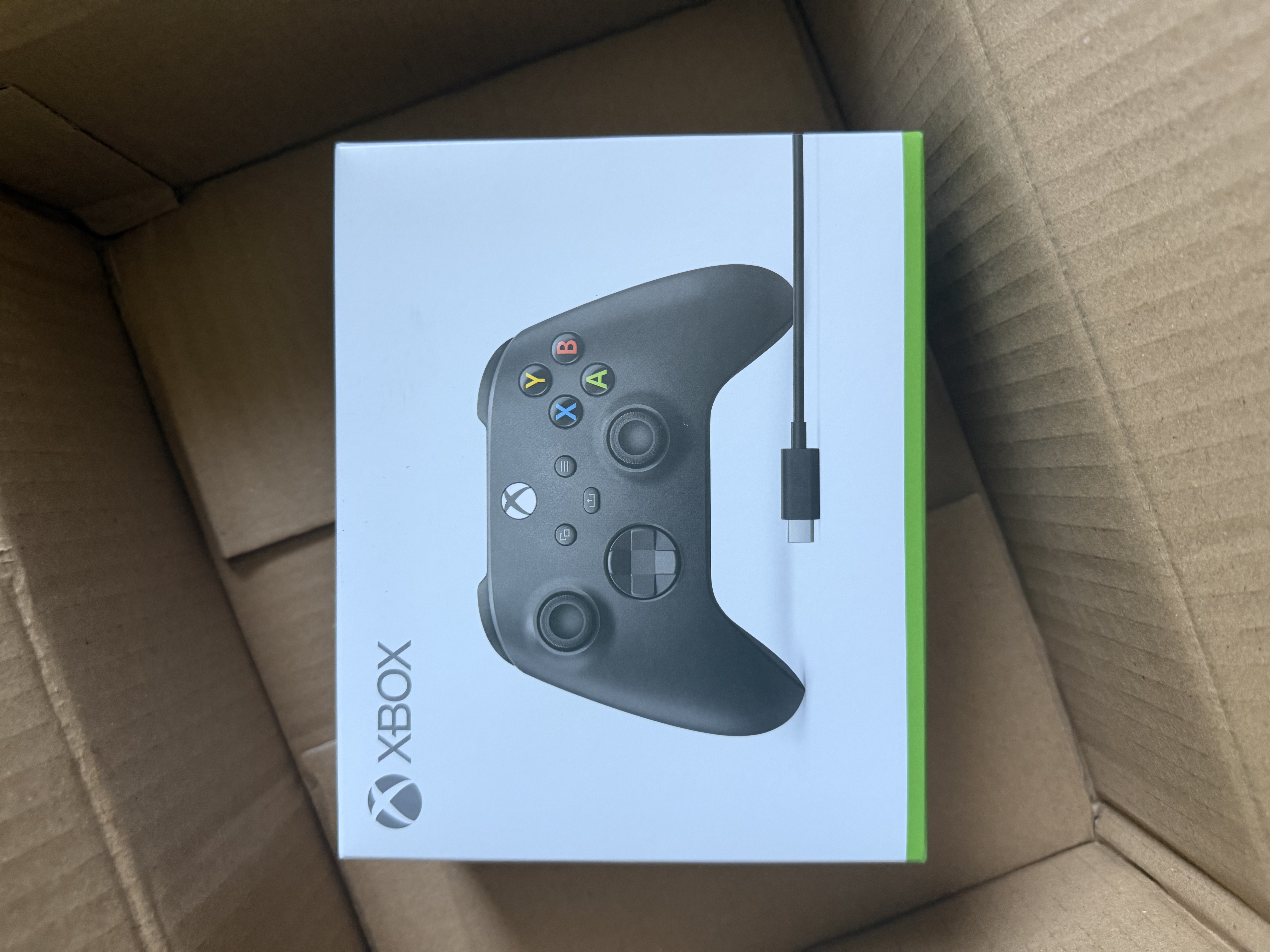 XBOX【全新国行】微软Xbox手柄Series X S无线控制器蓝牙PC地平线6手柄 精英二代版 游戏电玩兼容steam Xbox手柄-磨砂黑+USB-C线缆 实拍图