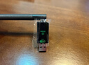 毕亚兹usb无线网卡wifi6 智能免驱无限 无线网卡台式机专用 wifi接收器 高增益天线 随身wifi发射 实拍图