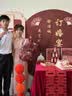 琉礼爵 订婚布置全套 背景板订婚宴新中式kt装饰布置订婚摆件摆台用品 【2米】拍照包+摆件八件套装 实拍图