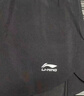 李宁（LI-NING）泳裤男士防尴尬游泳裤平角双层防走光水陆两用沙滩裤337 XXXL 实拍图