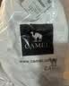 骆驼（CAMEL）运动速干T恤透气宽松户外休闲圆领情侣短袖夏季男女同款，白色XL 实拍图