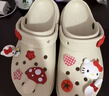 卡骆驰（CROCS）檀健次同款经典洞洞鞋轻便百搭女沙滩鞋包头拖鞋男鞋|10001 骨白色-2Y2(含智必星) 37 /38(230mm) 实拍图