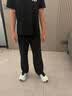 冰丝裤子男士夏季薄款宽松直筒男裤西装裤男西裤速干运动休闲长裤 【重磅高质量凉感】黑色 XL 建议体重120-135斤可穿 实拍图