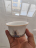 容山堂珐琅彩泡茶杯陶瓷主人杯单杯茶盏公道杯盖碗茶洗壶承茶壶功夫茶具 金丝珐琅盖碗 1个 150ml 实拍图