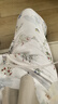 嫚熙（EMXEE）睡衣春夏季孕妇装衣服裤子哺乳待产产后月子服家居服套装弹力丝麻 浅草曼波-两件套（带哺乳口 开衫款） L（适穿115-135斤） 实拍图