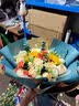 艾斯维娜鲜花速递向日葵混搭花束生日礼物全国同城配送 向日葵香槟韩式花束 实拍图