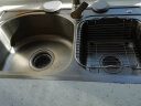 法恩莎（FAENZA） 水槽双槽304不锈钢拉伸洗菜盆厨房洗碗槽台上台下大容量一体盆 780X420 含冷热龙头 实拍图