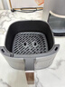 美的（Midea）【品牌直营】空气炸锅机家用免翻面透明可视大容量可视电炸锅微波炉烤箱一体机烤红薯机 双旋钮控时控温 5.3L KZE538J5 实拍图