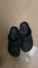 卡骆驰（CROCS）贝雅洞洞鞋男鞋女鞋轻便耐磨一脚蹬拖鞋休闲鞋百搭花园鞋|10126 黑色-001(含智必星) 39 (240mm) 实拍图