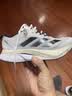 adidas DURAMO RC超轻透湿排汗缓震网面透气体测跑鞋男女阿迪达斯   白色/黑色   41 实拍图