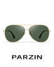 帕森（PARZIN）偏光太阳镜型男眼镜双梁蛤蟆镜驾驶墨镜礼物PZ8131A金框墨绿片 实拍图