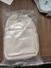 晴熙笔记本双肩电脑背包16英寸适用苹果华为14拯救者17高颜值男士女生 皎月白-3D加绒气囊+SBS大牌拉链+金属肩带扣 适配14-15-16.1英寸电脑 实拍图