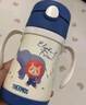 膳魔师（THERMOS）儿童吸管保温杯316L不锈钢把手学生杯幼儿园婴儿水杯TCKC 实拍图