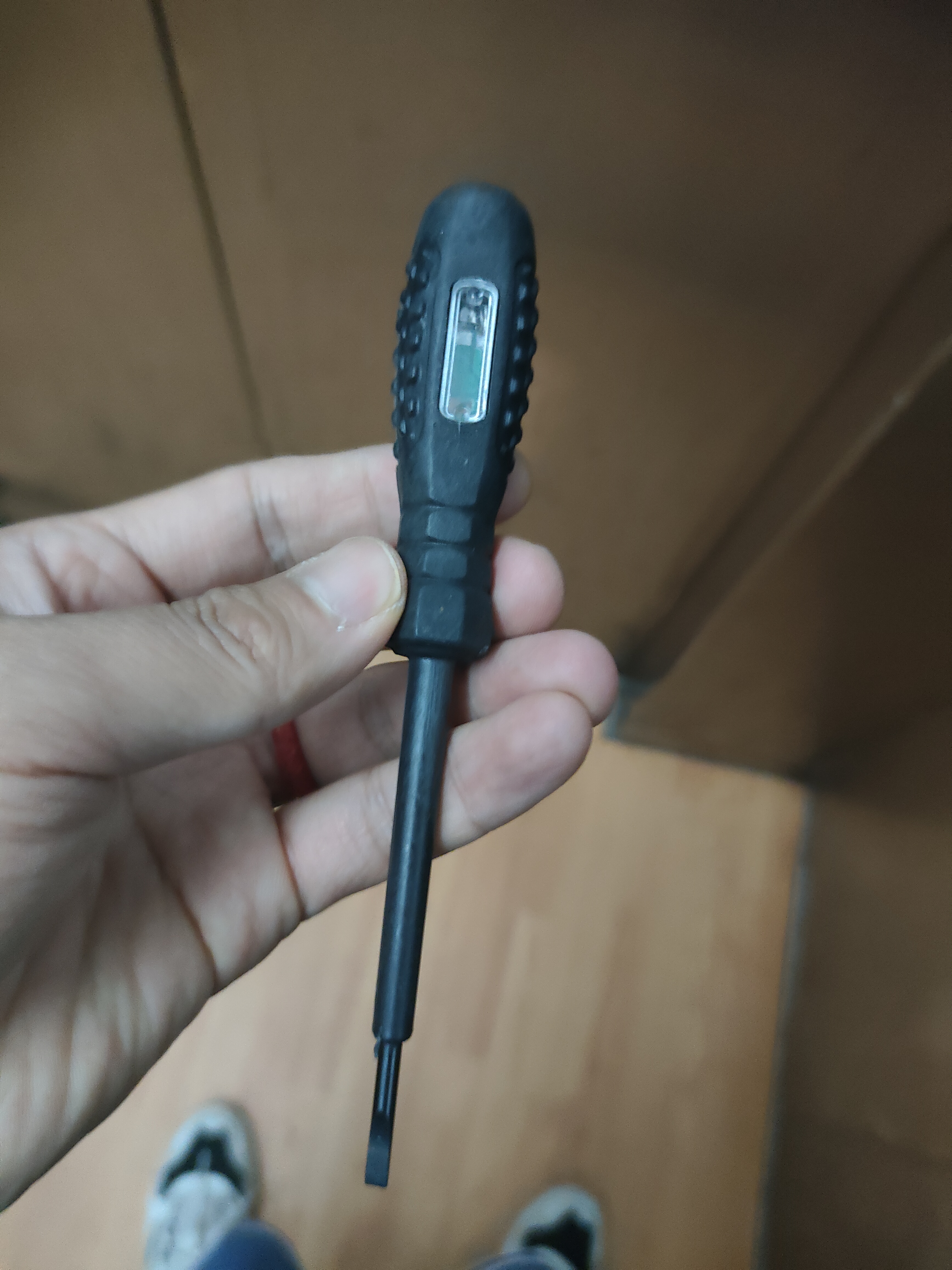 德国精工电笔电工专用测试断线漏电正品多功能智能感应螺丝刀家用 新款【一字头】高强扭红绿双灯 实拍图