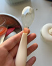英氏（YEEHOO）宝宝元宝勺子学吃饭训练儿童硅胶自主进食勺ppsu辅食餐具饭盒 实拍图