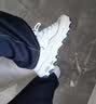 斯凯奇（Skechers）女鞋小白熊女士休闲鞋子厚底增高百搭运动软底老爹鞋女99999863 白色/海军蓝色/WNV 38 实拍图