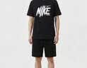 耐克NIKE男子防晒短袖T恤 针织无领 运动休闲 HV0382-010黑2XL 实拍图