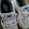 NEW BALANCE NB327官方夏季休闲鞋男鞋女鞋情侣舒适增高鞋百搭潮流厚底运动鞋 米灰色/白色 MS327FE 36 (脚长22cm) 实拍图
