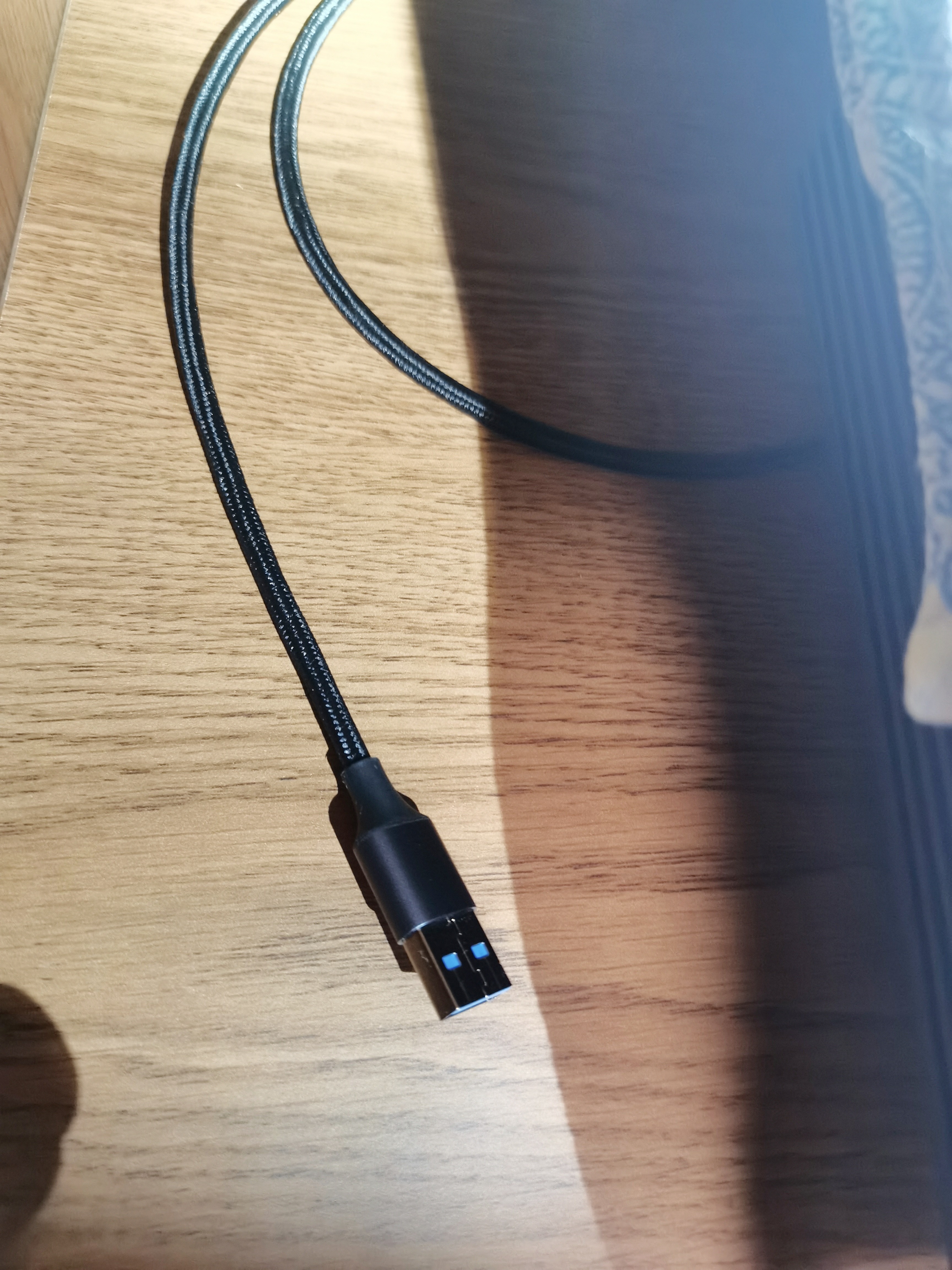 绿联双头USB3.0公对公数据线 移动硬盘盒高速传输连接线延长线 笔记本接散热器机顶盒 1米80790 实拍图