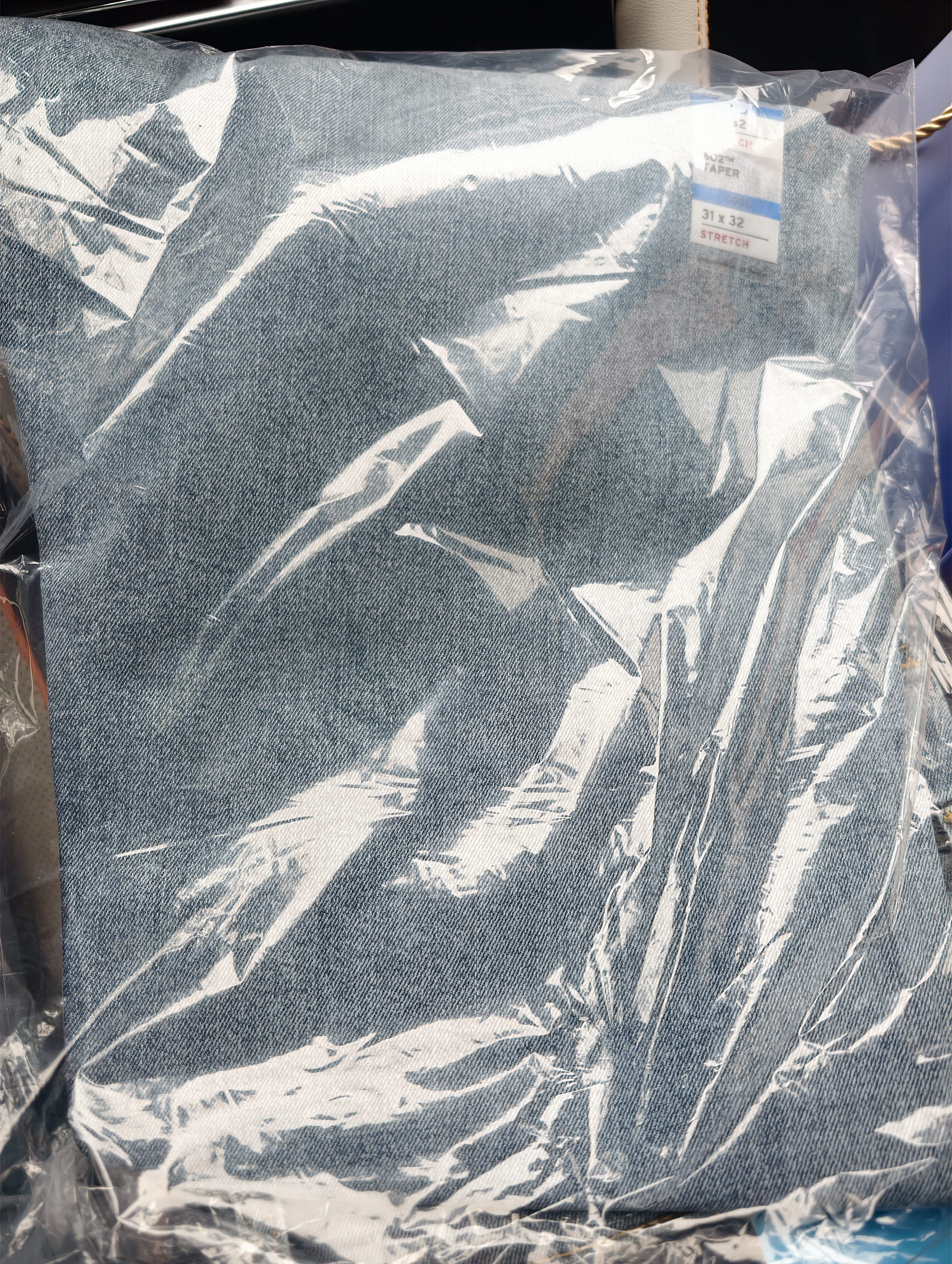 Levi's李维斯冰酷系列牛仔裤男凉感防晒美式复古502锥型牛仔裤夏薄款 蓝色 31 (32) 实拍图