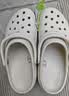 卡骆驰（CROCS）白鹿同款经典云朵洞洞鞋时尚百搭女鞋花园鞋沙滩鞋|206750 骨白色-2Y2(含智必星) 39 (250mm) 实拍图