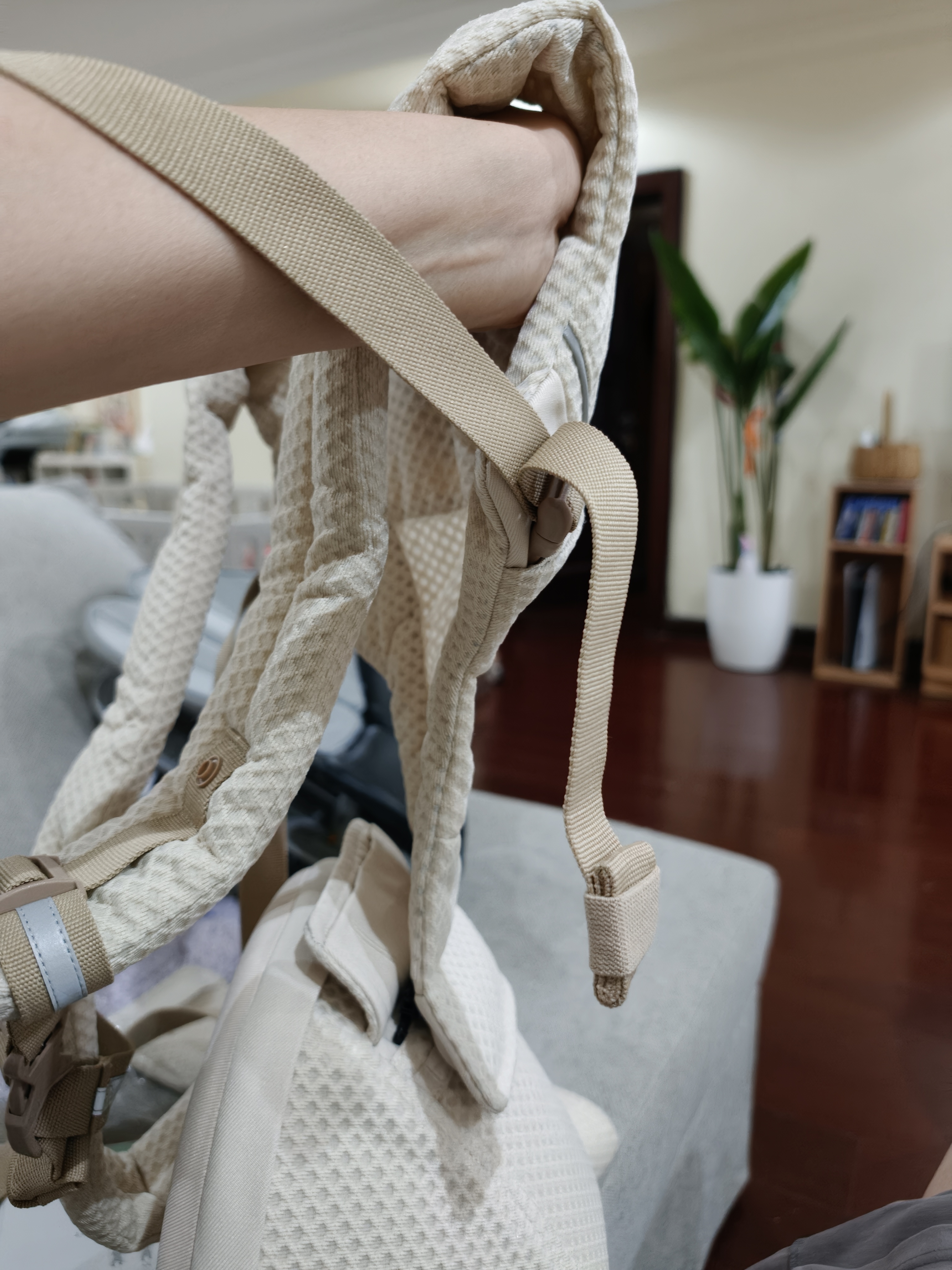 ERGObaby二狗婴儿腰凳全阶段省力透气6种背法可拆卸出行背带Alta自然米色 实拍图