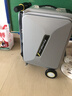 爱尔威（Airwheel）电动行李箱可骑行智能拉杆登机箱可坐可代步20英寸 SX豪华版一银 实拍图