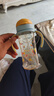 贝亲（Pigeon）防胀气 自然成长翻盖直饮吸管 大童奶瓶330ml 马戏团 18月+ AA279 实拍图