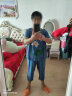 华夏子屋妈妈装套装夏短袖女中年妇女夏季两件套中老年人棉麻套装女装 蓝色套装 3XL（建议120-140斤） 实拍图