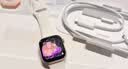 Apple/苹果 Watch S11 智能手表GPS+蜂窝款42毫米玫瑰金色铝金属表壳淡桃粉色运动型表带S/M MF984CH/B 实拍图