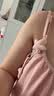 示朵哺乳吊带孕妇背心式内衣带胸垫怀孕期产后喂奶专用上衣粉XL 实拍图