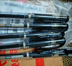 uni三菱 UM-153耐水速记中性笔1.0mm 签字笔书写顺滑 双珠水笔 黑色 5支装 实拍图