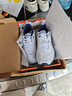 耐克轻便训练鞋秋季健身缓震老爹鞋NIKE AIR MONARCH 4 415445 102白色/金属银/深藏青 42.5 (270mm) 实拍图