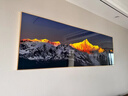墨派客厅装饰画现代简约沙发背景墙壁画背有靠山超大尺寸横幅山水挂画 日照金山B款 150x50cm(适合1.8米沙发)晶瓷 实拍图