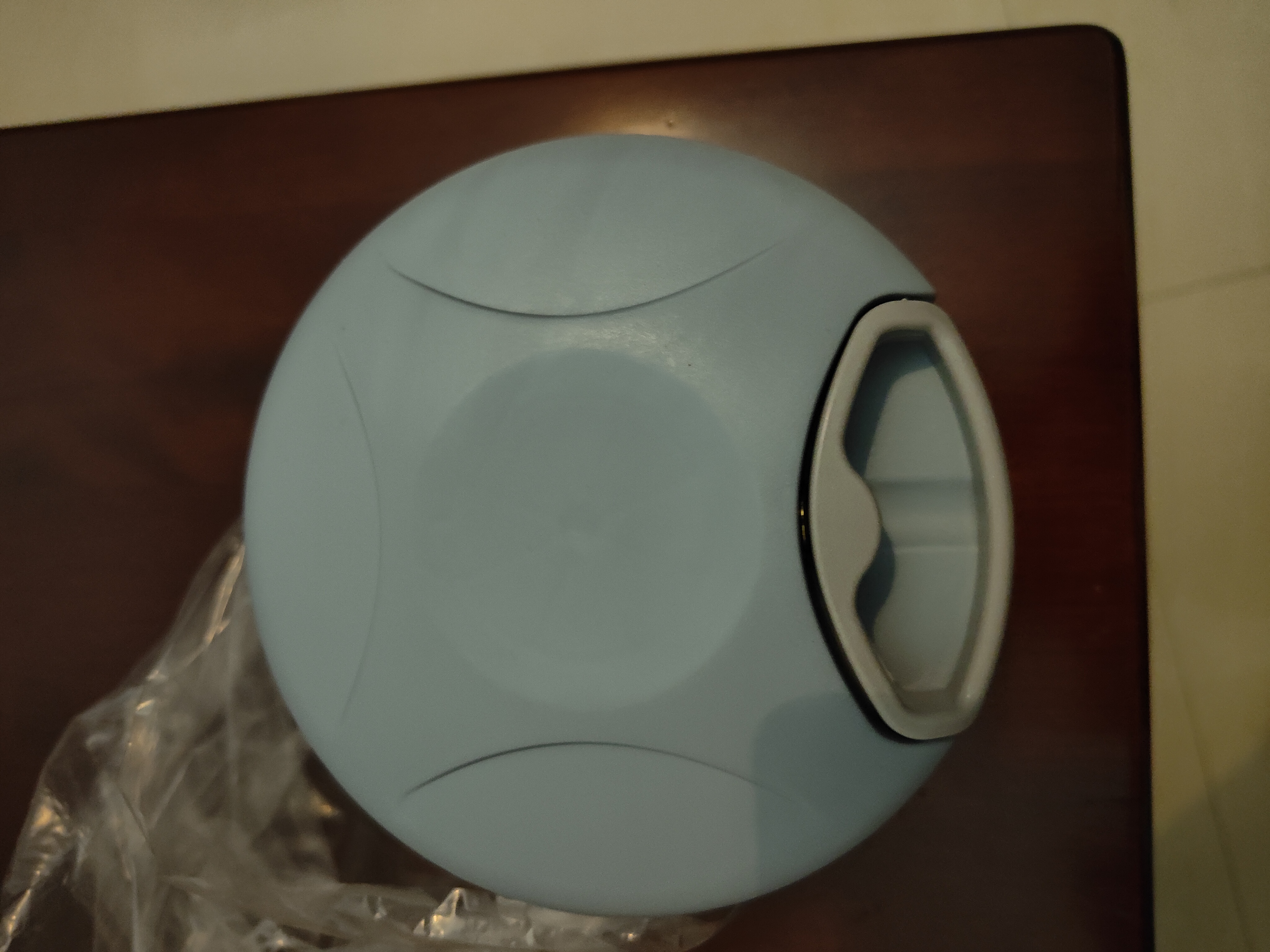 捣蒜泥神器手动蒜泥器厨房拉蒜器绞菜器多功能家用绞肉辅食料理机 3叶刀片 随机颜色 500ml 实拍图