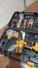 爱瑞德充电电钻家用工具箱全套锂电手电钻组合维修工具套装电动螺丝刀 21V星辉工具豪华套装【一电】 实拍图