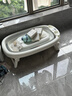 英氏（YEEHOO）新生婴儿洗澡盆宝宝浴架盆大号可折叠坐躺托家用幼儿儿童用品浴盆 实拍图