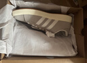 adidas ENTRAP美式校园风运动少年感复古篮球风板鞋男女阿迪达斯 白色/暗银金属/树脂黄   44 实拍图