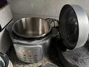 美的（Midea）有钛青瓷0涂层营养蒸电压力锅5L 智能预约多功能一体高压电饭锅MY-E5811G家用4-6人开盖火锅电饭煲 实拍图