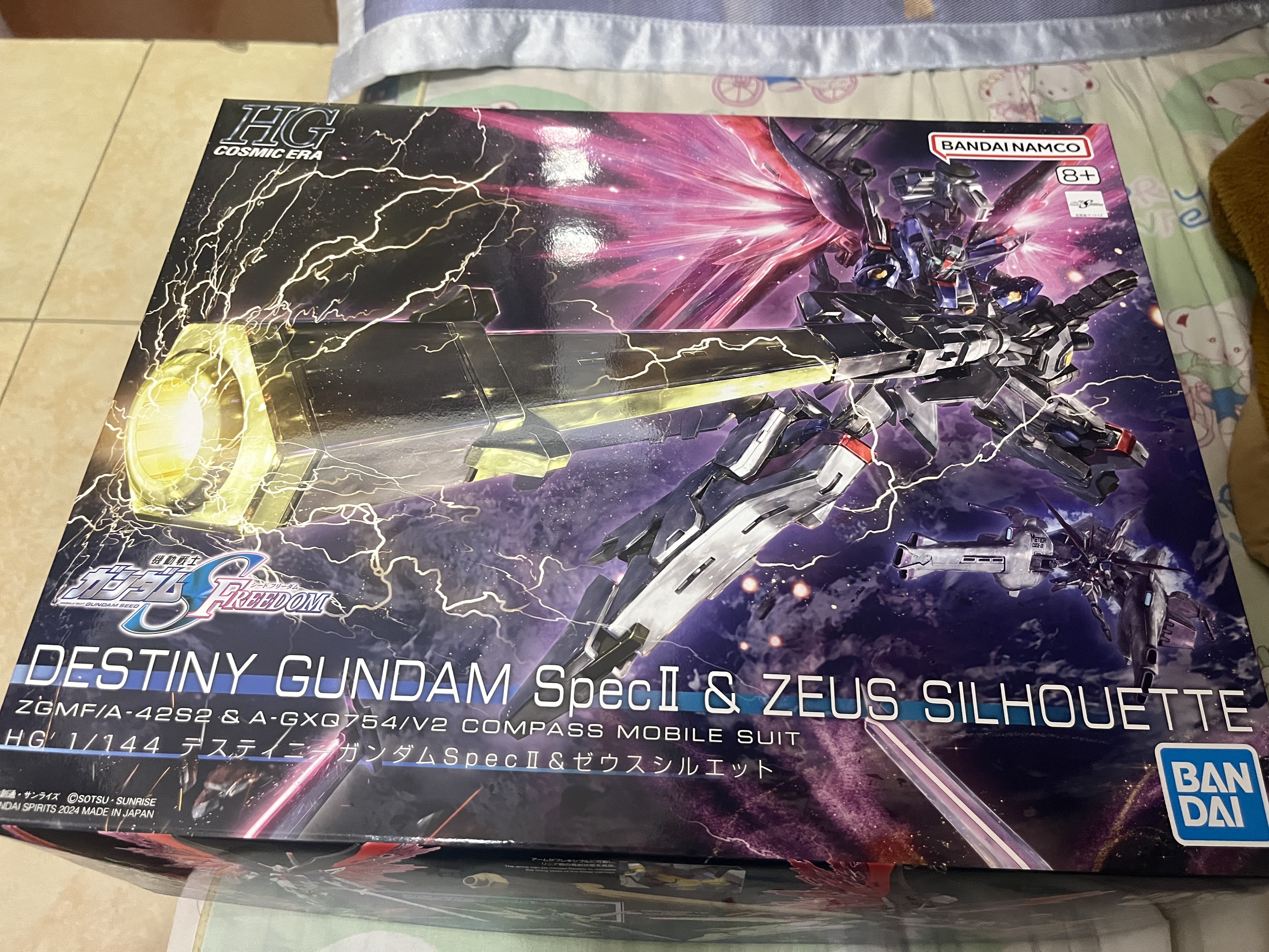 万代（BANDAI）HG1/144命运高达2型宙斯魅影SEED新剧场版高达拼装 实拍图