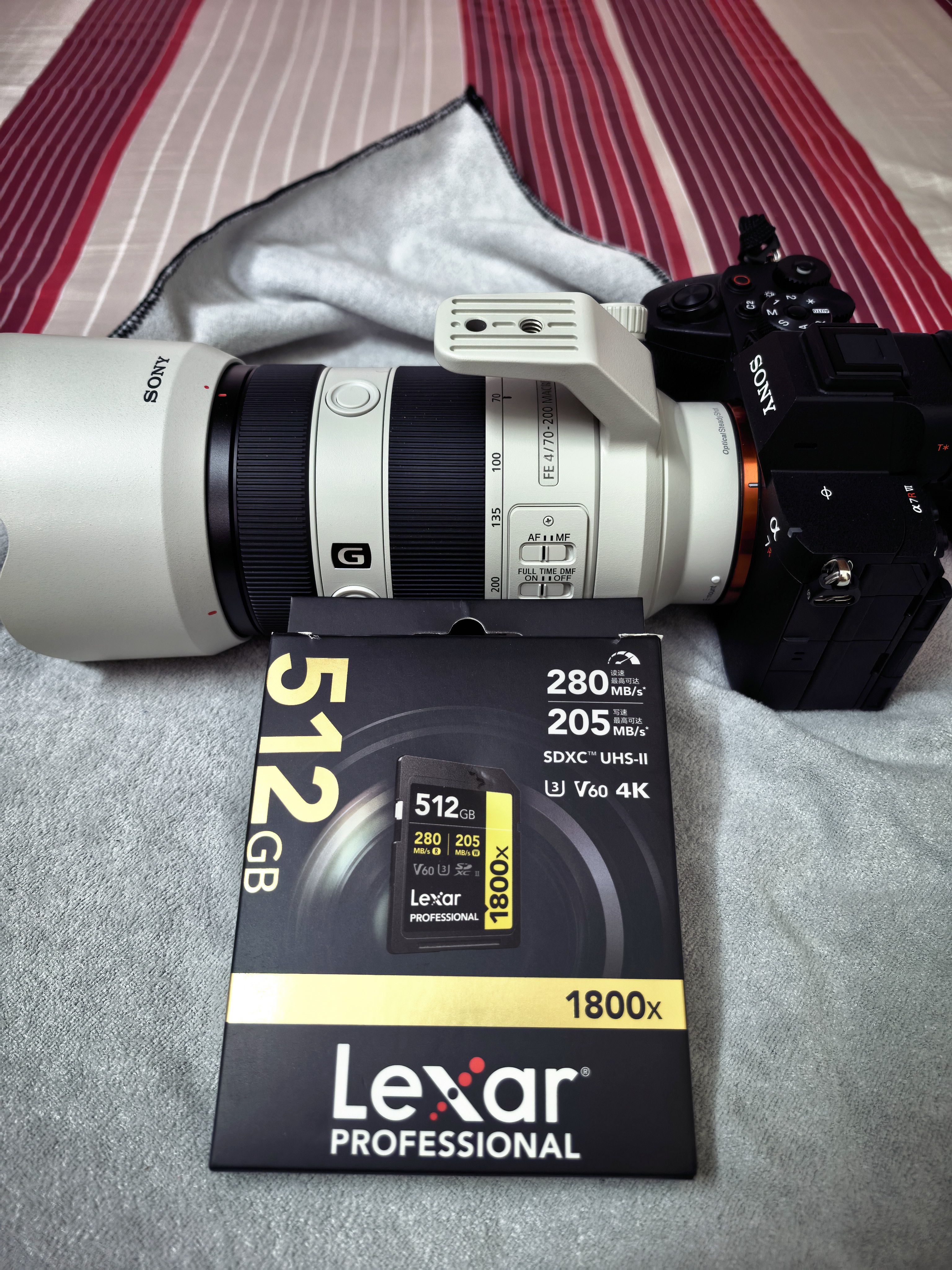 雷克沙（Lexar）512GB SD存储卡 C10 U3 V60 数码相机高速内存卡 读280MB/s 写205MB/s 4K畅拍（1800x） 实拍图