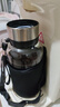 【送杯套】大容量加厚玻璃杯子便携杯茶水分离带杯套泡茶水杯 透明 1000ml吨吨桶 1只装 实拍图